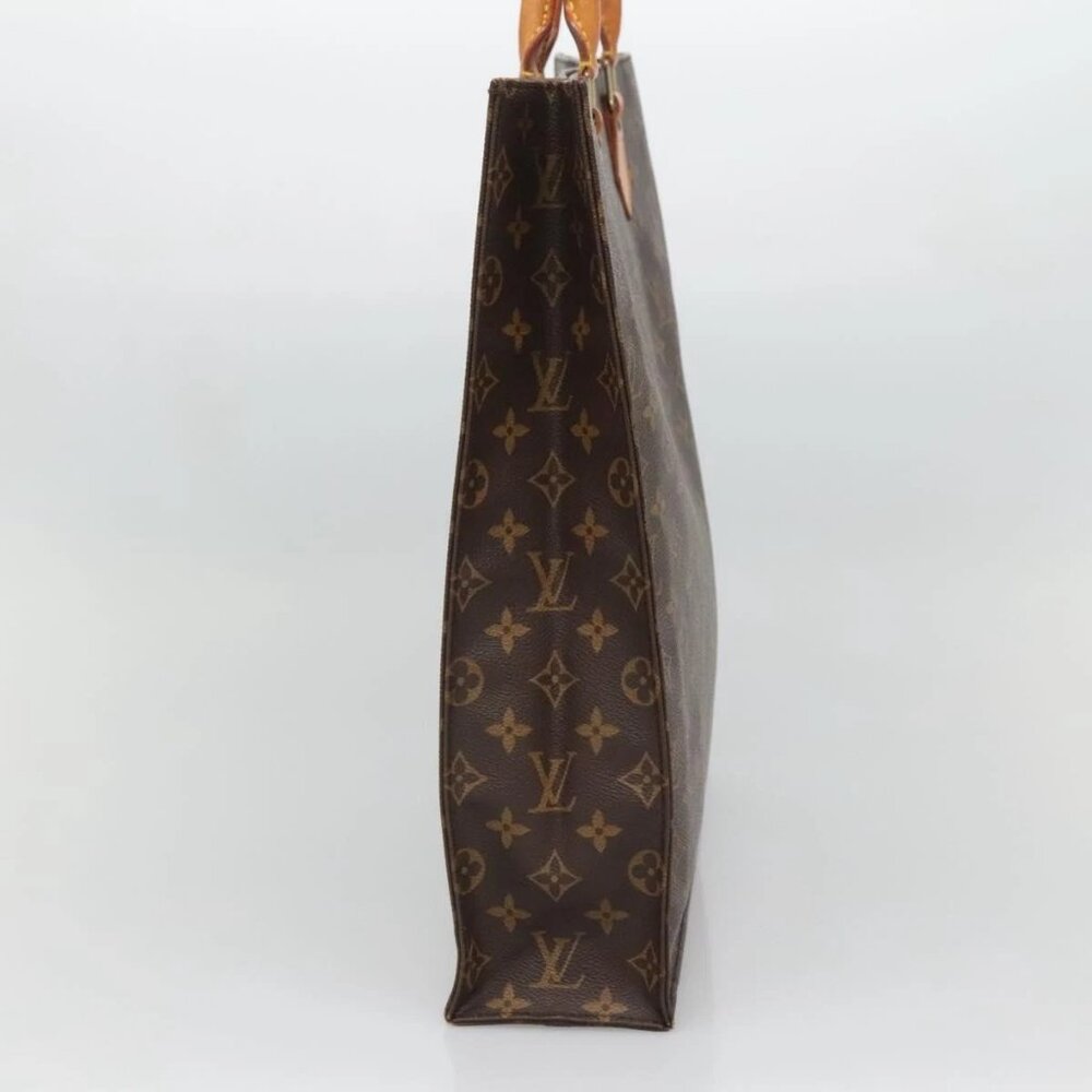 LOUIS VUITTON Monogram Sac Plat Hand Bag M51140 LV Auth 136014 - Picture 5 of 15